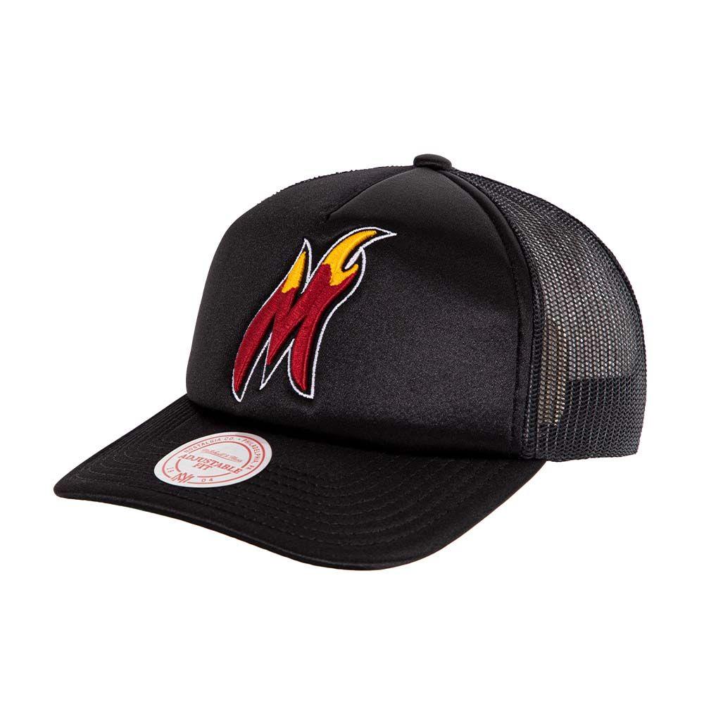 Jockey Gorro Trucker Nba Miami Heat Negro Mitchell And Ness-1