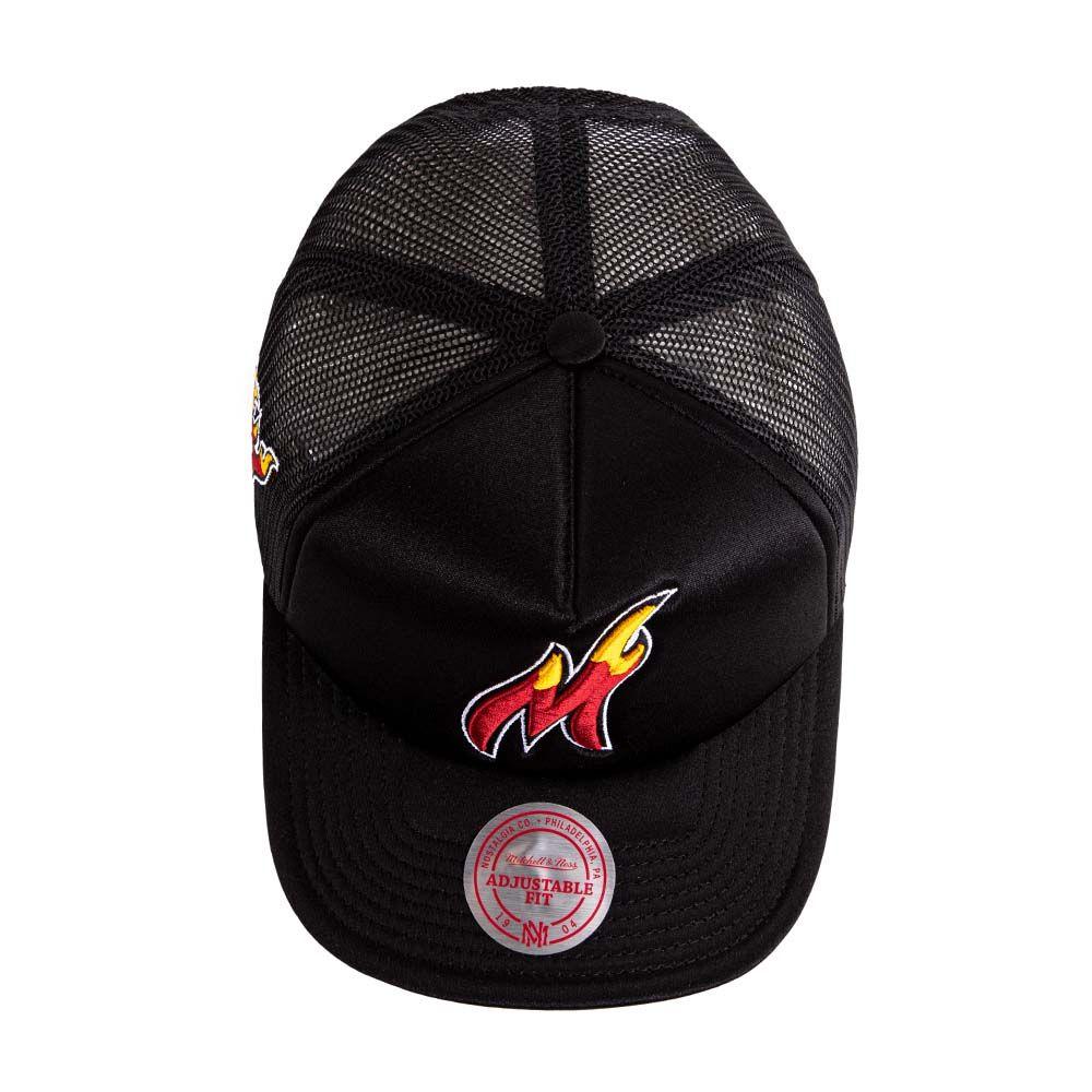 Jockey Gorro Trucker Nba Miami Heat Negro Mitchell And Ness-4