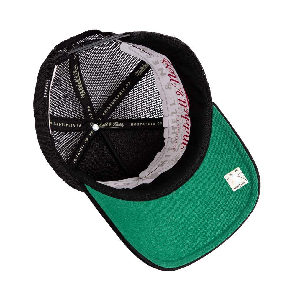 Jockey Gorro Trucker Nba Miami Heat Negro Mitchell And Ness-5