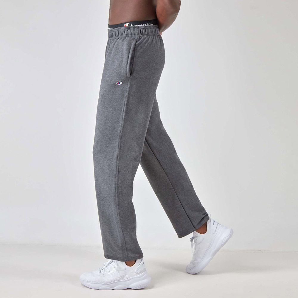 Jogger Hombre Powerblend Open Bottom Champion Gris-1