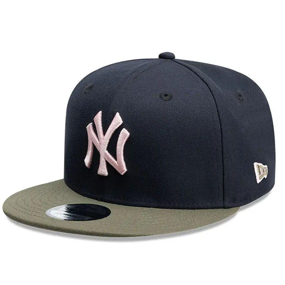 Jockey Gorro New Era 9FIFTY New York Yankees Navy Verde-2