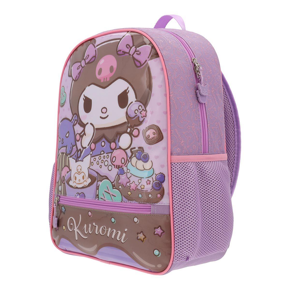 Mochila Kuromi Infantil Pinky 14L-7