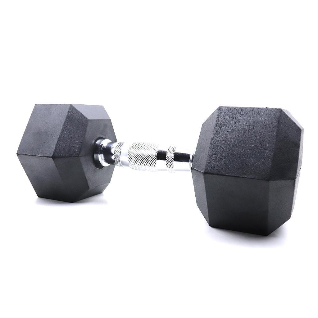 Mancuerna Hexagonal Plástico 5 Kg Negro Jks-0