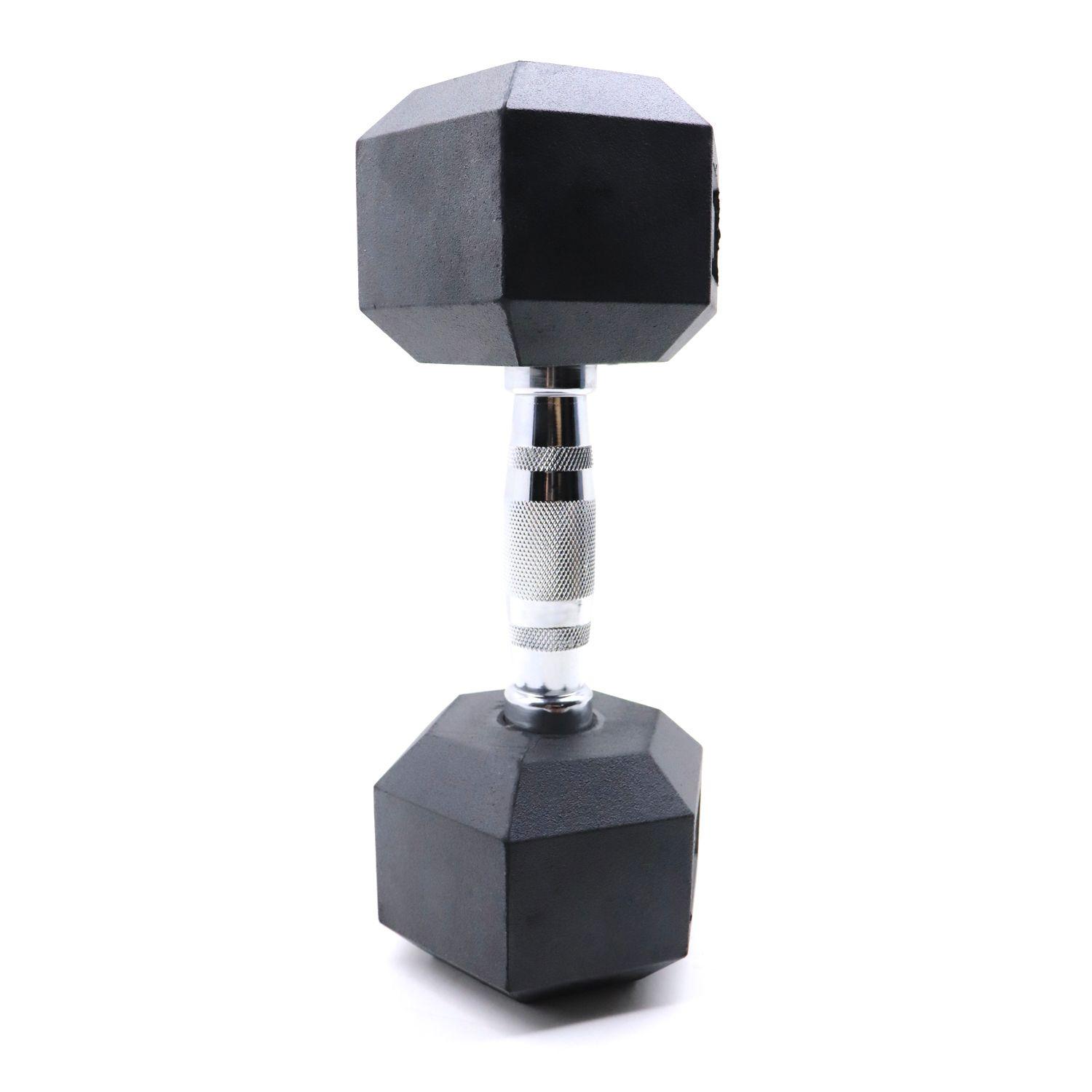 Mancuerna Hexagonal Plástico 5 Kg Negro Jks-1