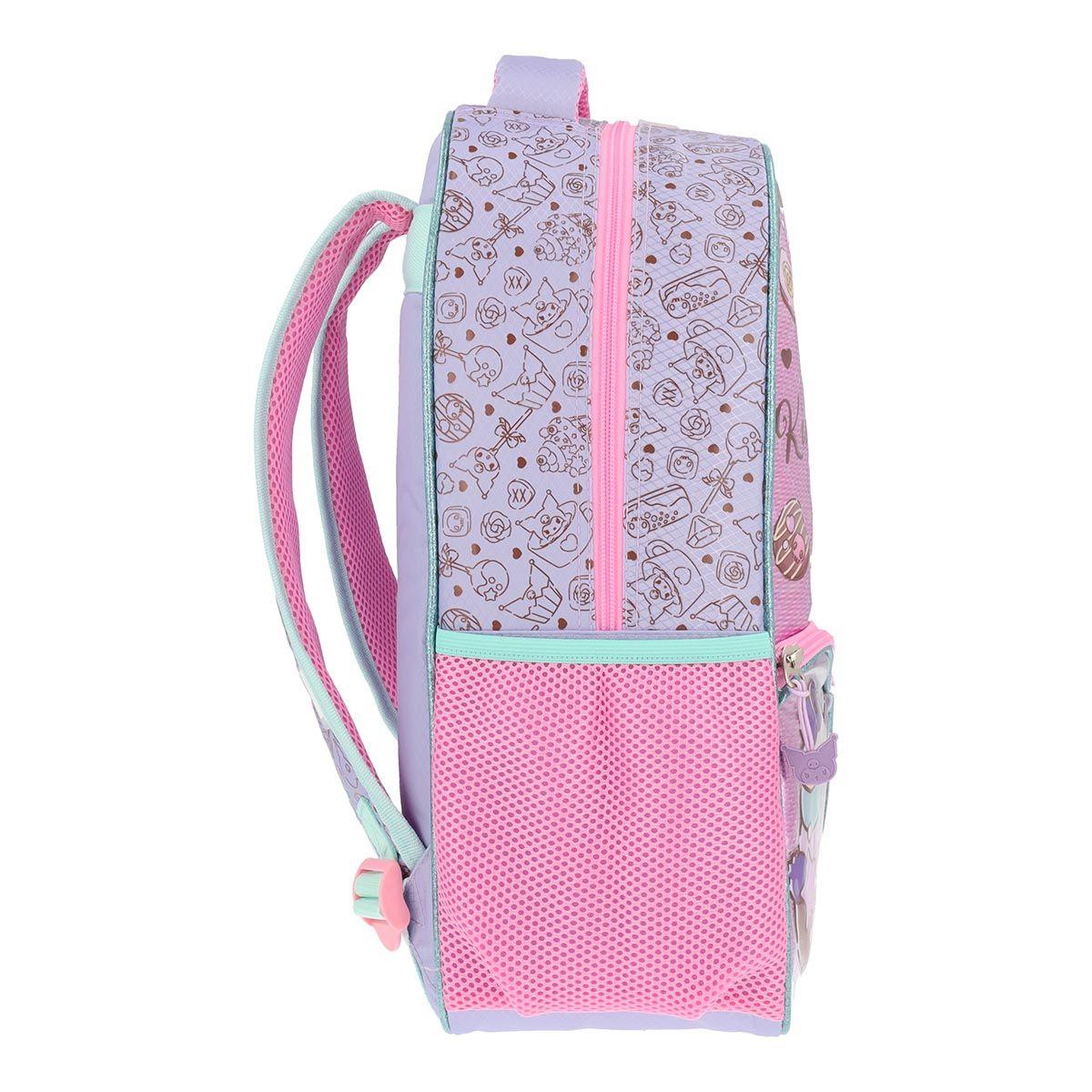 Mochila Kuromi Sanrio Infantil Pinky 14L-2