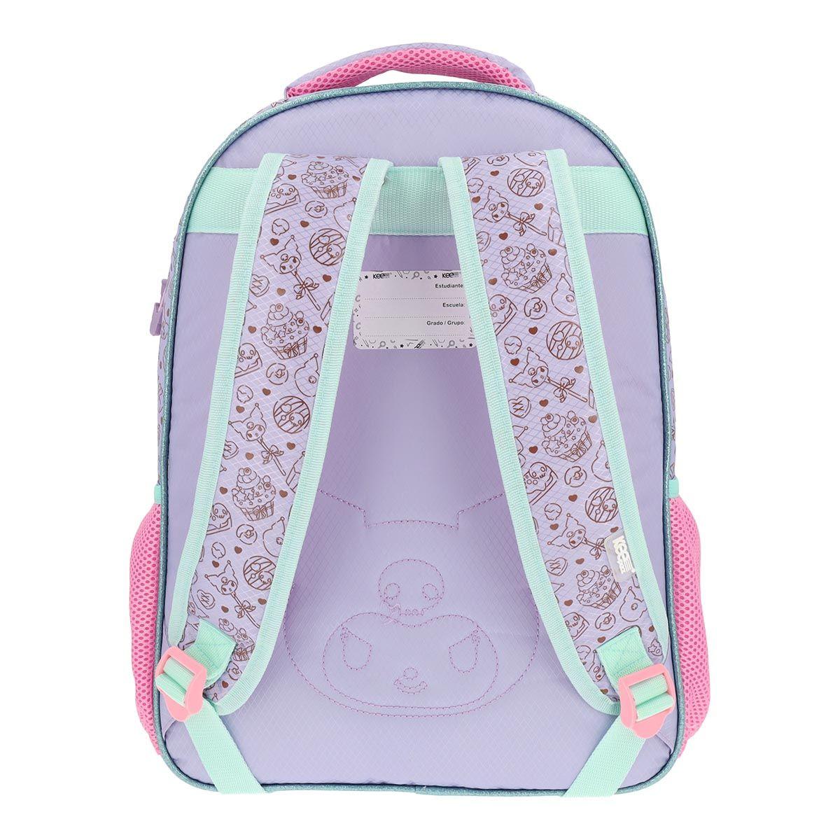 Mochila Kuromi Sanrio Infantil Pinky 14L-4