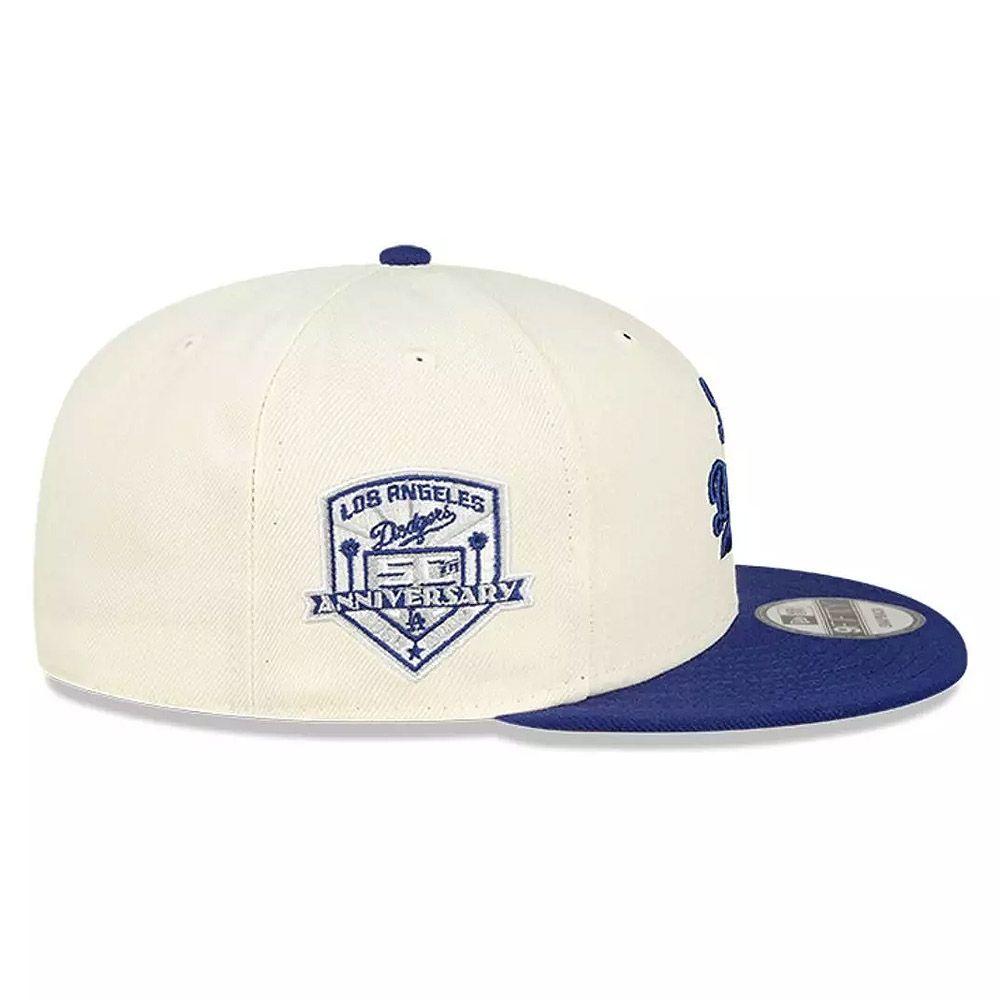 Jockey Gorra New Era 9Fifty Los Angeles Dodgers MLB Hispanic White-1
