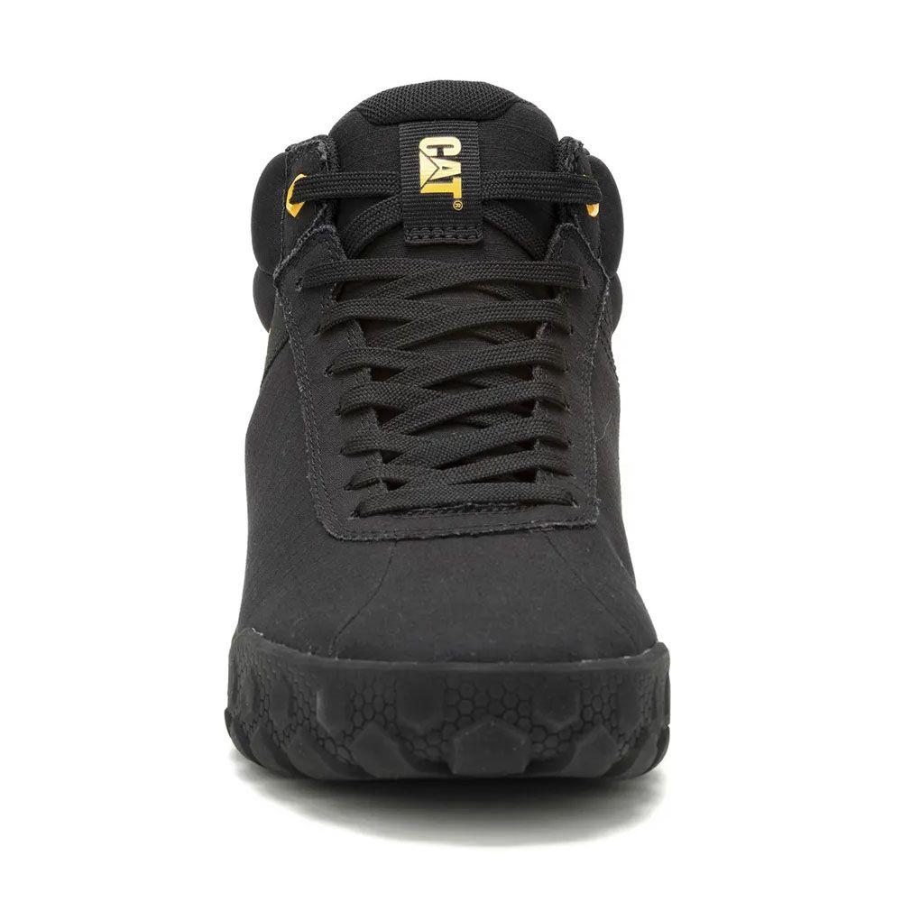 Zapatilla CAT Hombre Hex + Mid Canvas Black-2