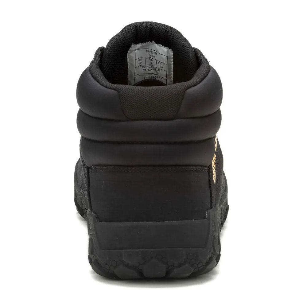 Zapatilla CAT Hombre Hex + Mid Canvas Black-3