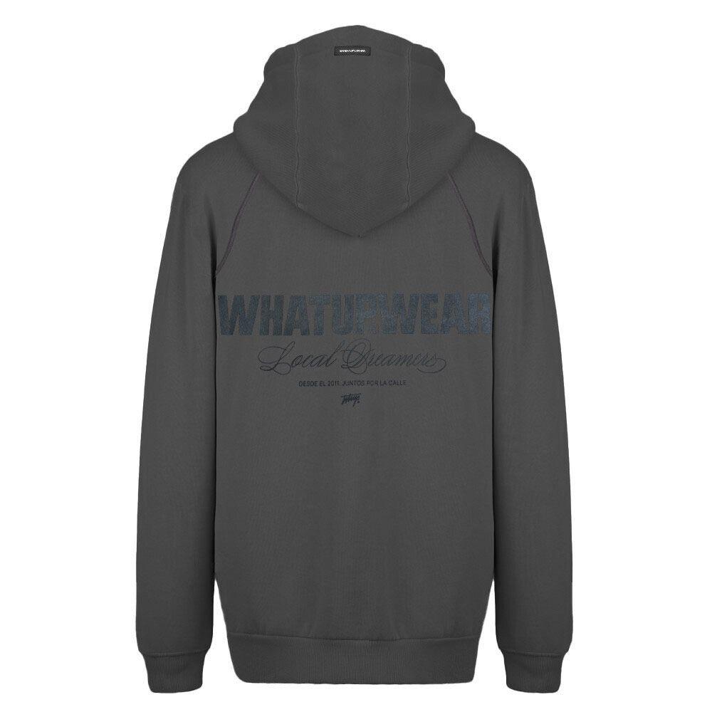 Polerón Hoodie Watsup Wear Gris-4