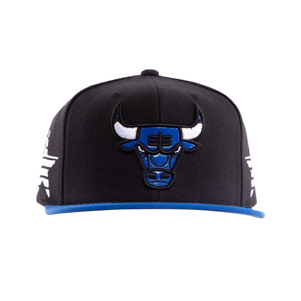 Gorro Chicago Bulls Star Negro Azul Mitchell And Ness-0
