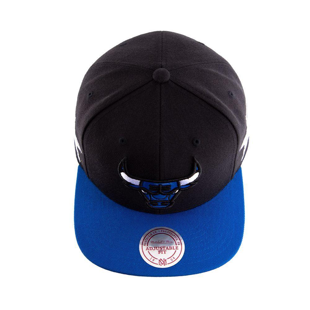 Gorro Chicago Bulls Star Negro Azul Mitchell And Ness-4