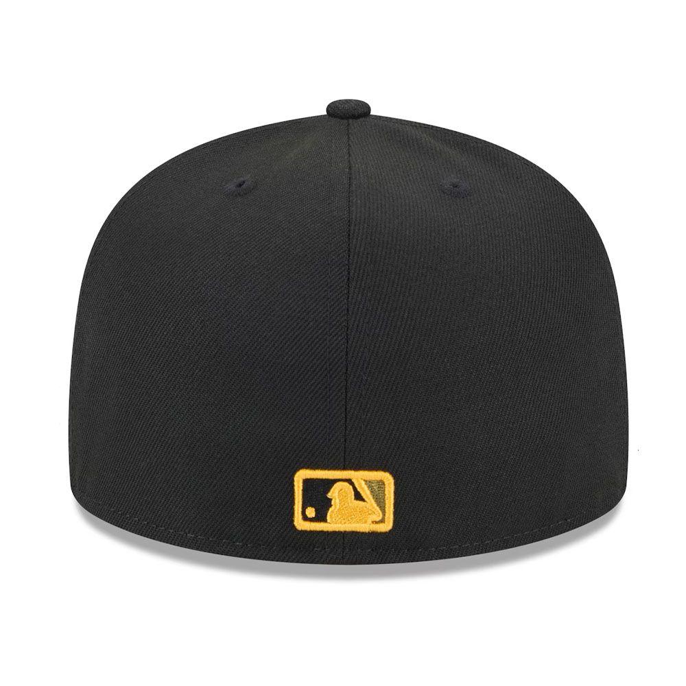 Jockey New Era MLB 2024 Oakland Athletics Negro Snapback-3