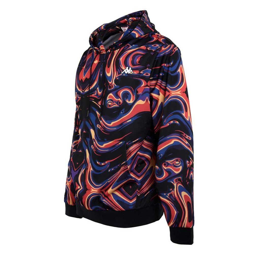 Polerón Hombre Hoodie Kappa Liquid Black Multi-1