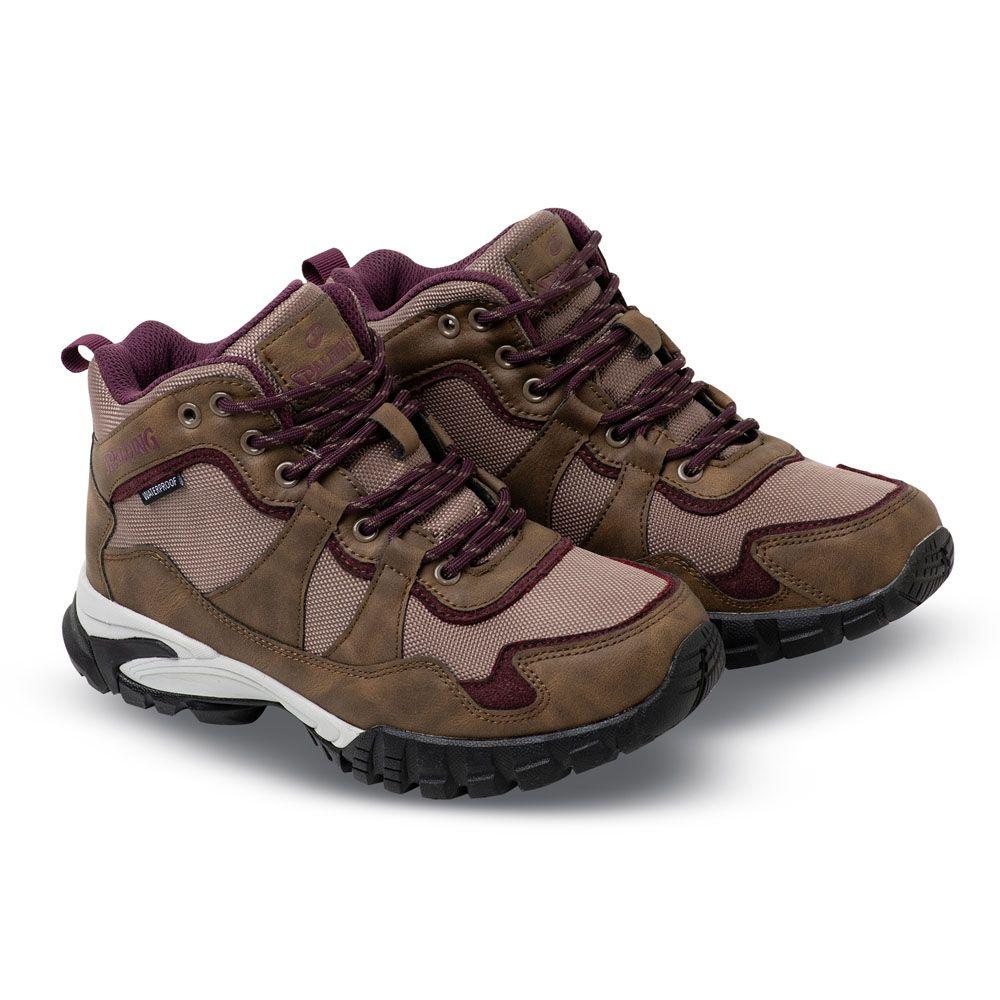Zapatillas Outdoor Waterproof Mujer Hiker Café Spalding-4
