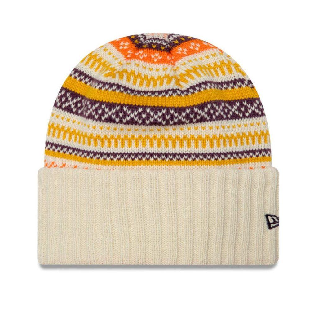 Beanie New Era De Mujer Fairisle Beanie Light Beige-0