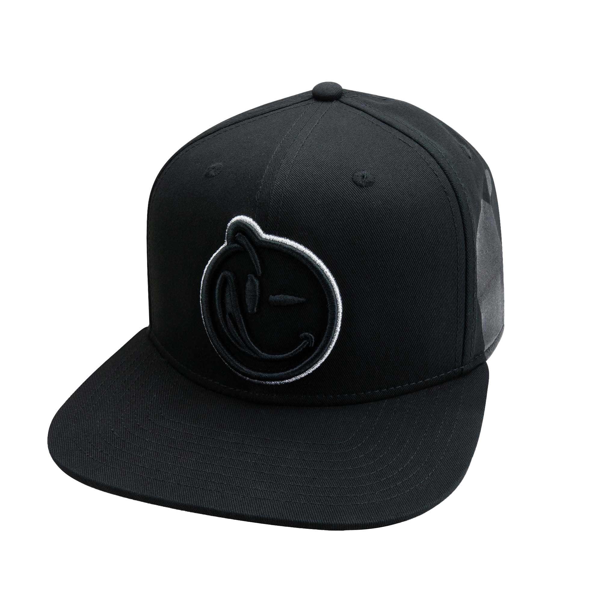 Jockey Snapback Visera Plana Splashed Up Black-Silver Yums-1