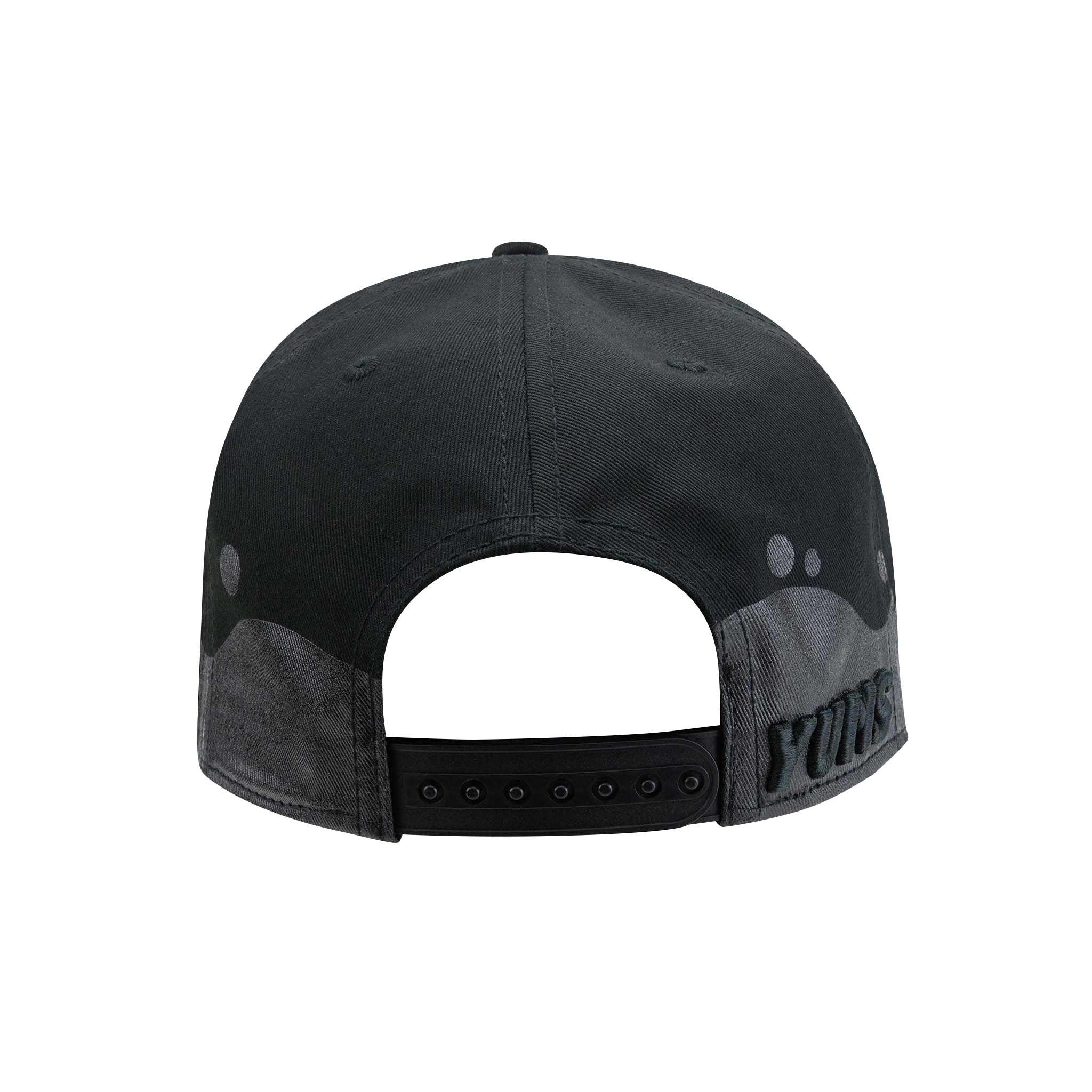 Jockey Snapback Visera Plana Splashed Up Black-Silver Yums-2