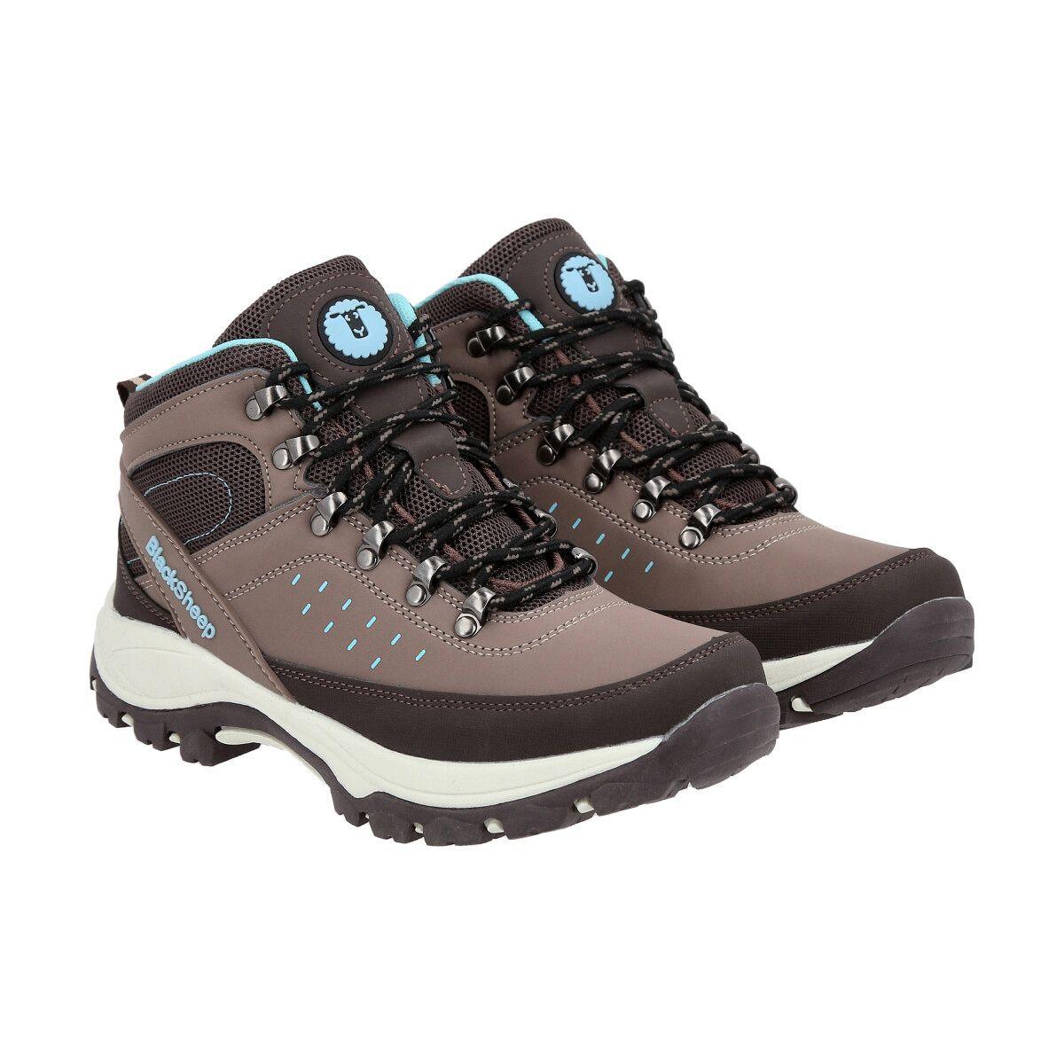 Zapato Outdoor Mujer BlackSheep Marrón Azul Calbuco-2