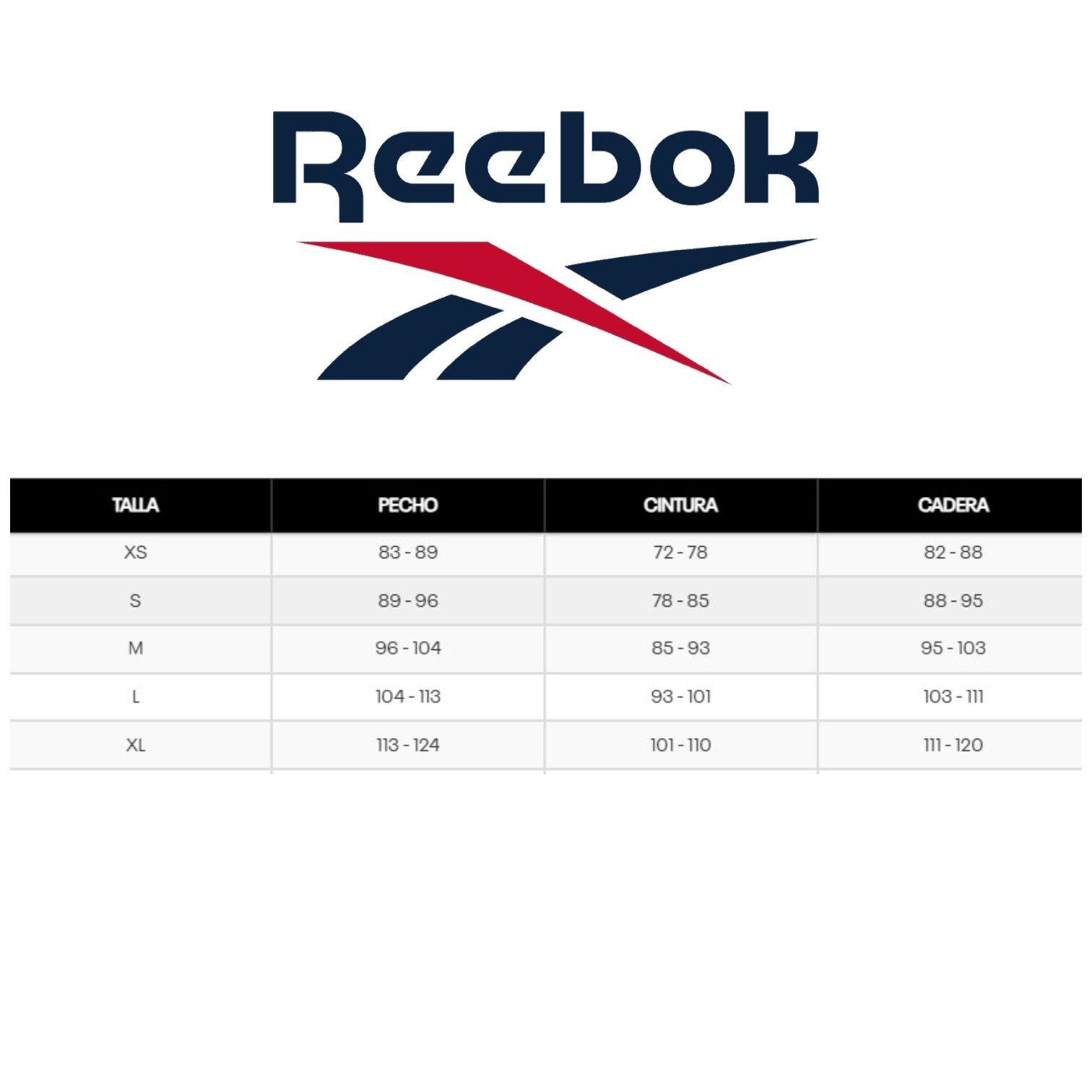 Polera Hombre Reebok Deportiva Algodón Logo Frontal Negra-3