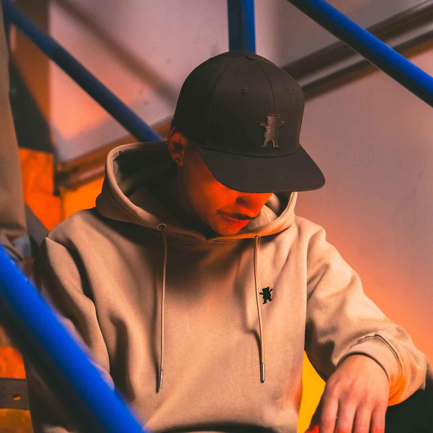 Jockey Azul Grizzly Og Bear Snapback Raised Embroidery-6