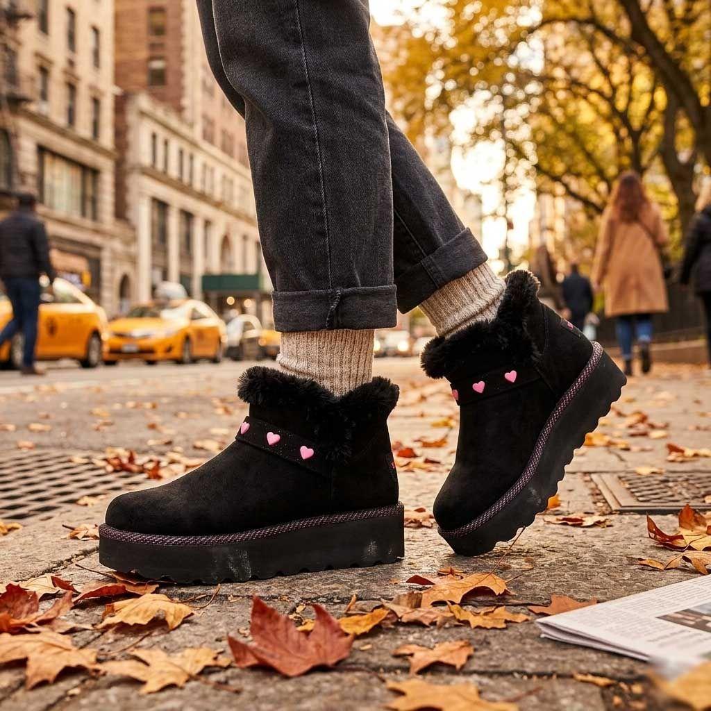 Botas Niña Skechers Glamslam Hi Negro 303447LBLK-3