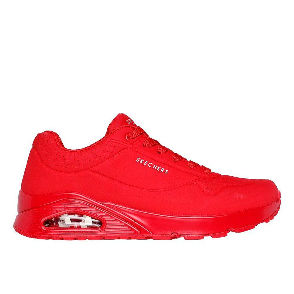 Zapatillas Urbanas Skechers Hombre Uno Stand On Air Rojo 52458-0