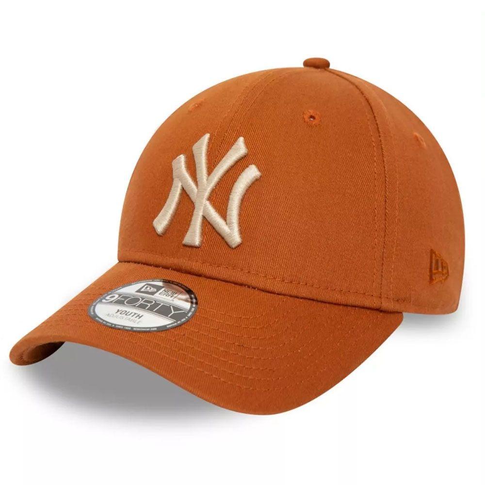 Jockey Gorro New Era Niños 9FORTY New York Yankees Café-1