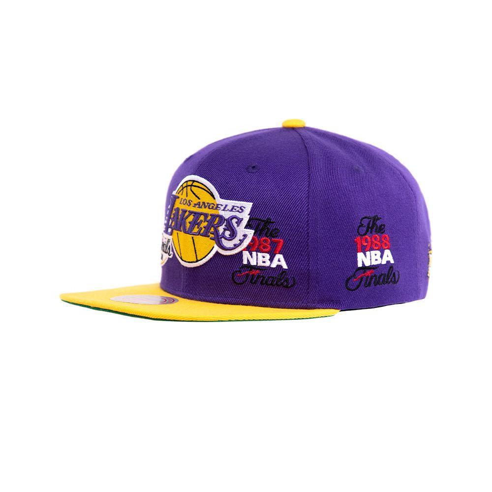 Gorro Lakers Champions 2010 Morado Mitchell And Ness-2