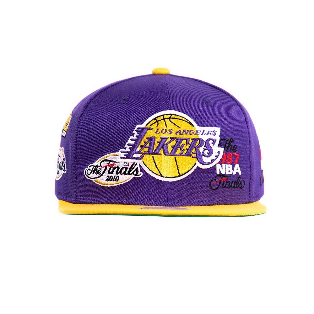 Gorro Lakers Champions 2010 Morado Mitchell And Ness-0