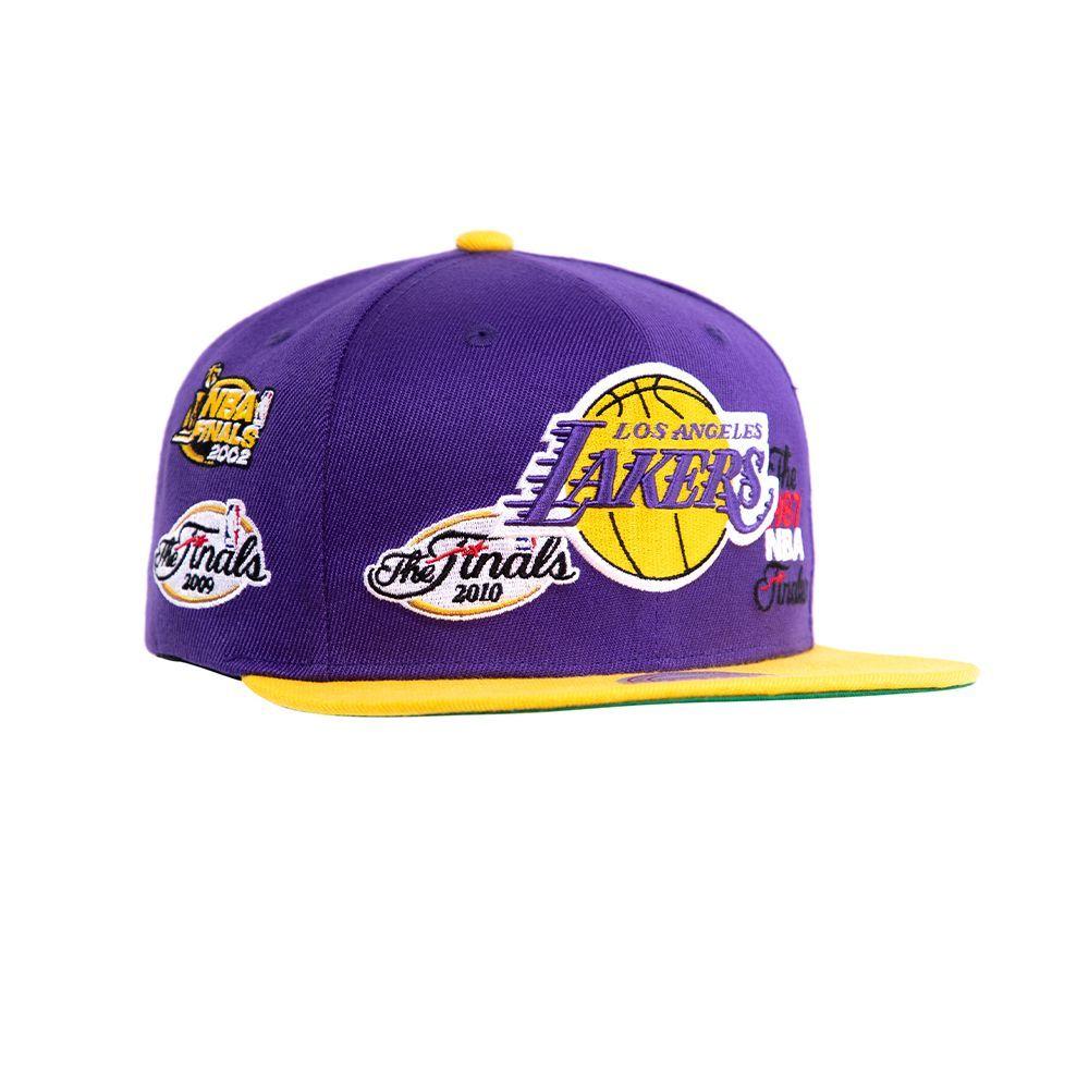 Gorro Lakers Champions 2010 Morado Mitchell And Ness-1