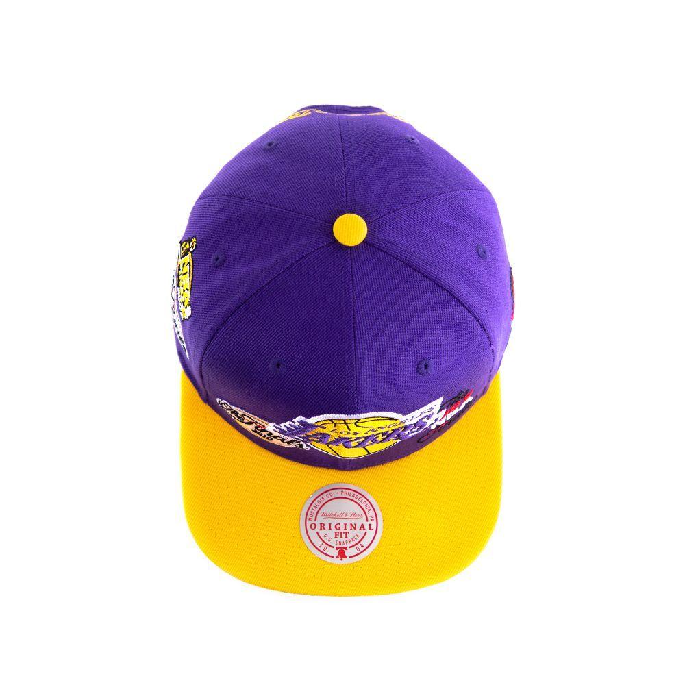 Gorro Lakers Champions 2010 Morado Mitchell And Ness-3