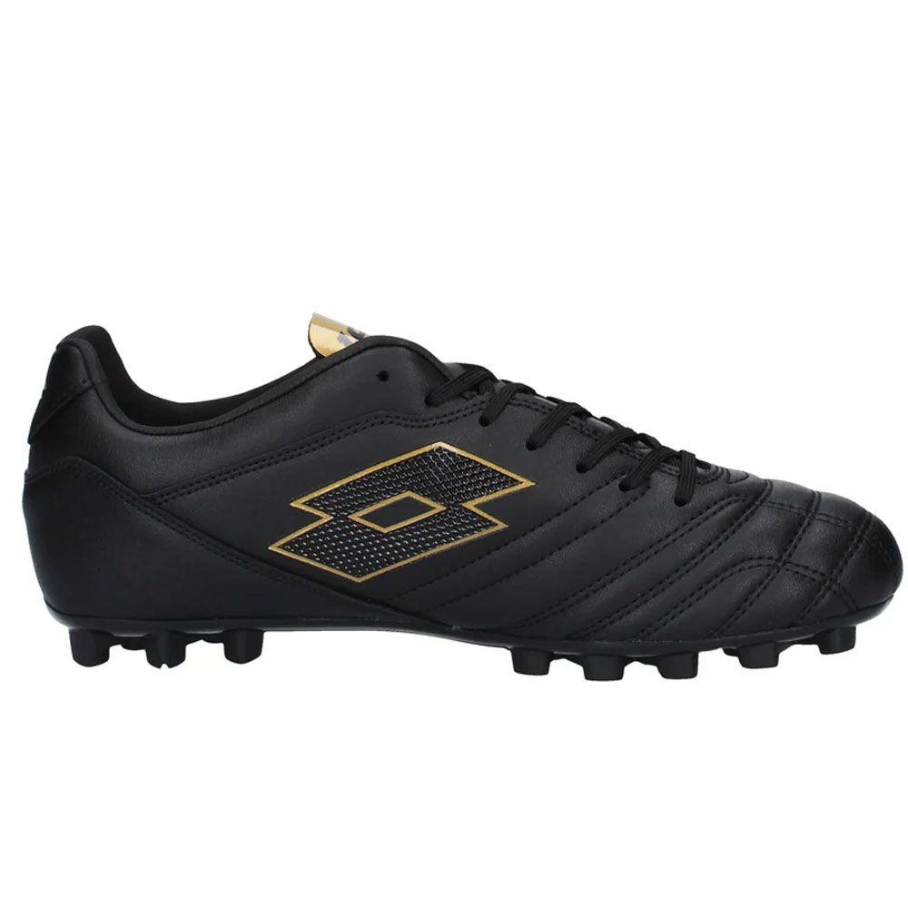 Zapatilla de Futbol Hombre Lotto Stadio AGM 705 Negro Logo-0