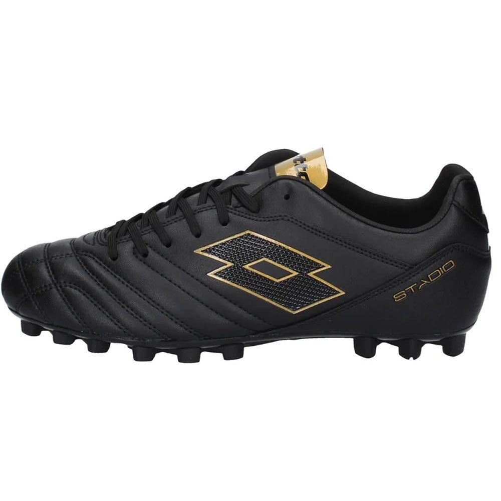 Zapatilla de Futbol Hombre Lotto Stadio AGM 705 Negro Logo-1