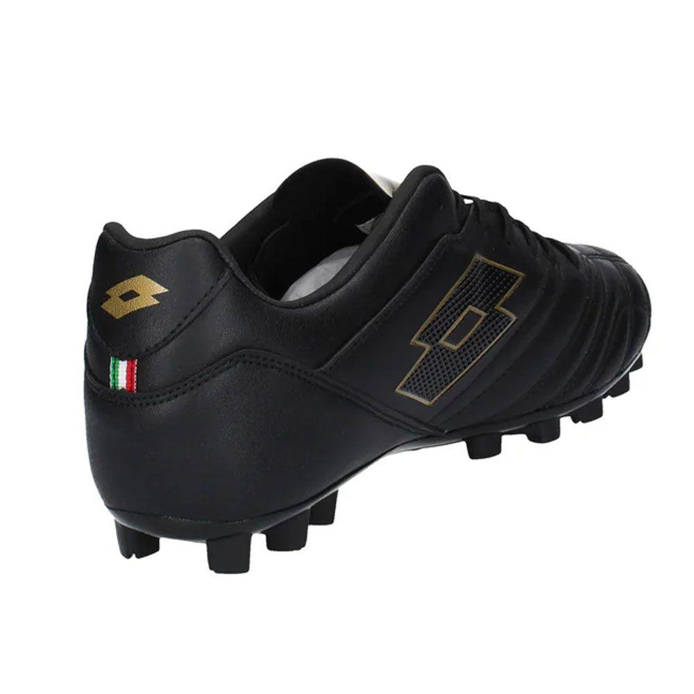Zapatilla de Futbol Hombre Lotto Stadio AGM 705 Negro Logo-3