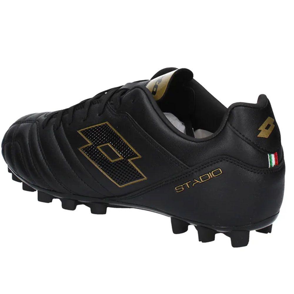 Zapatilla de Futbol Hombre Lotto Stadio AGM 705 Negro Logo-4