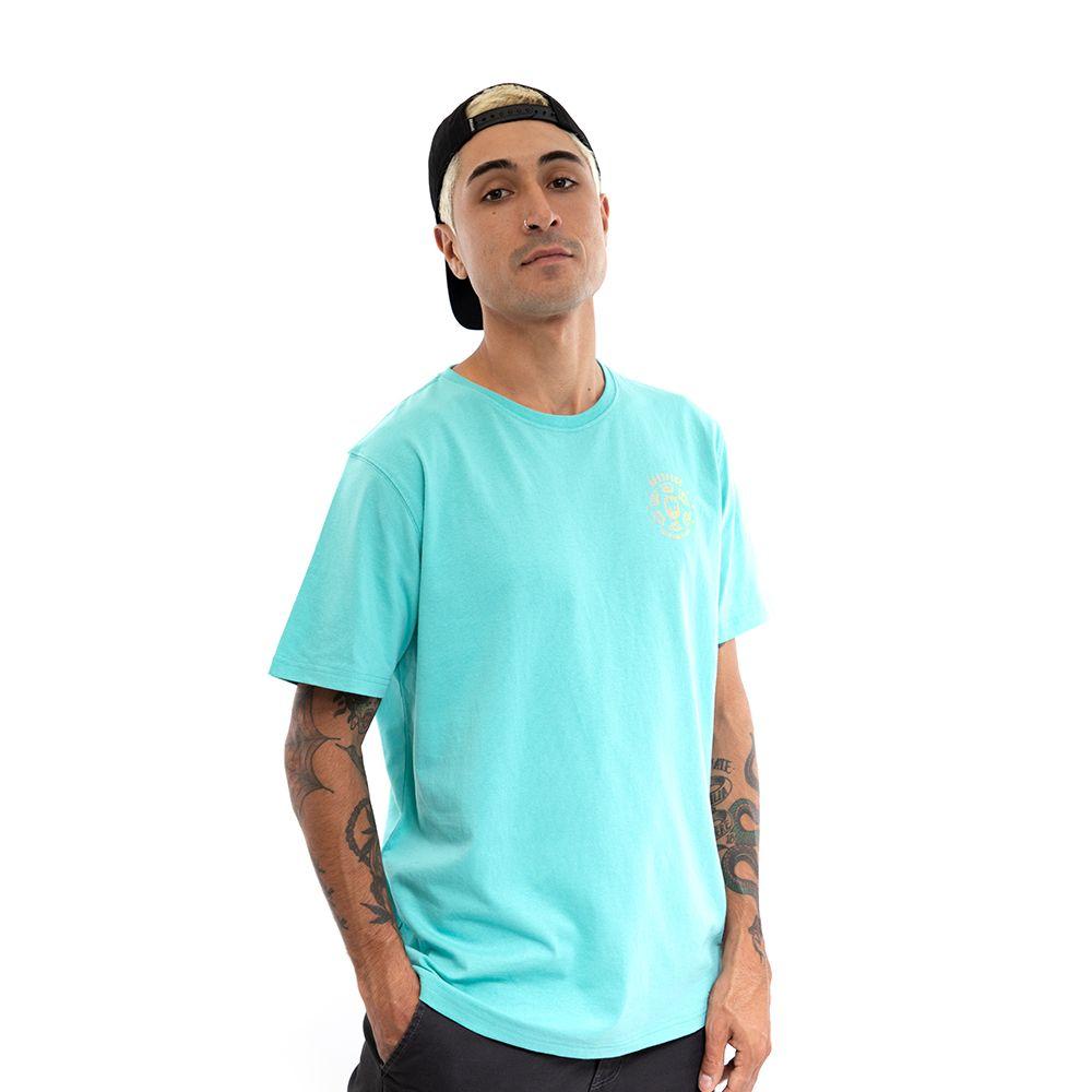 Polera Manga Corta Skate Like A Girl Turquesa Spitfire-1