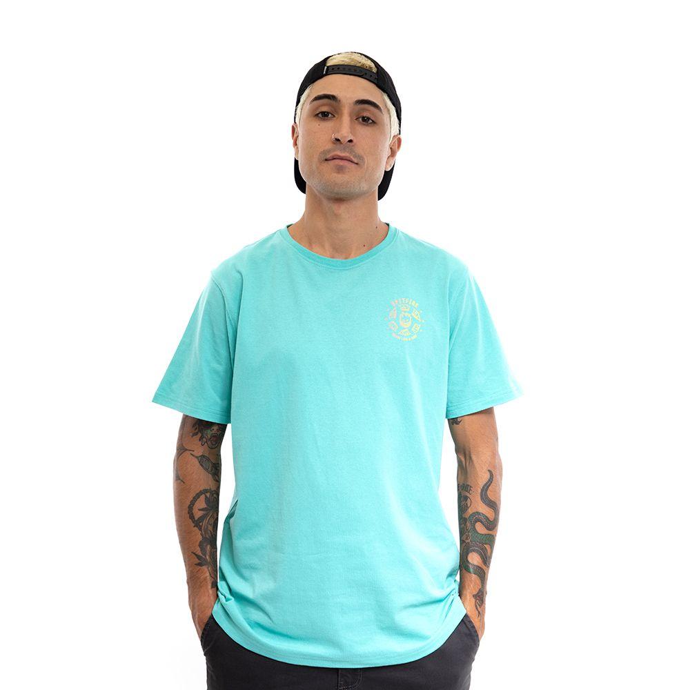 Polera Manga Corta Skate Like A Girl Turquesa Spitfire-0