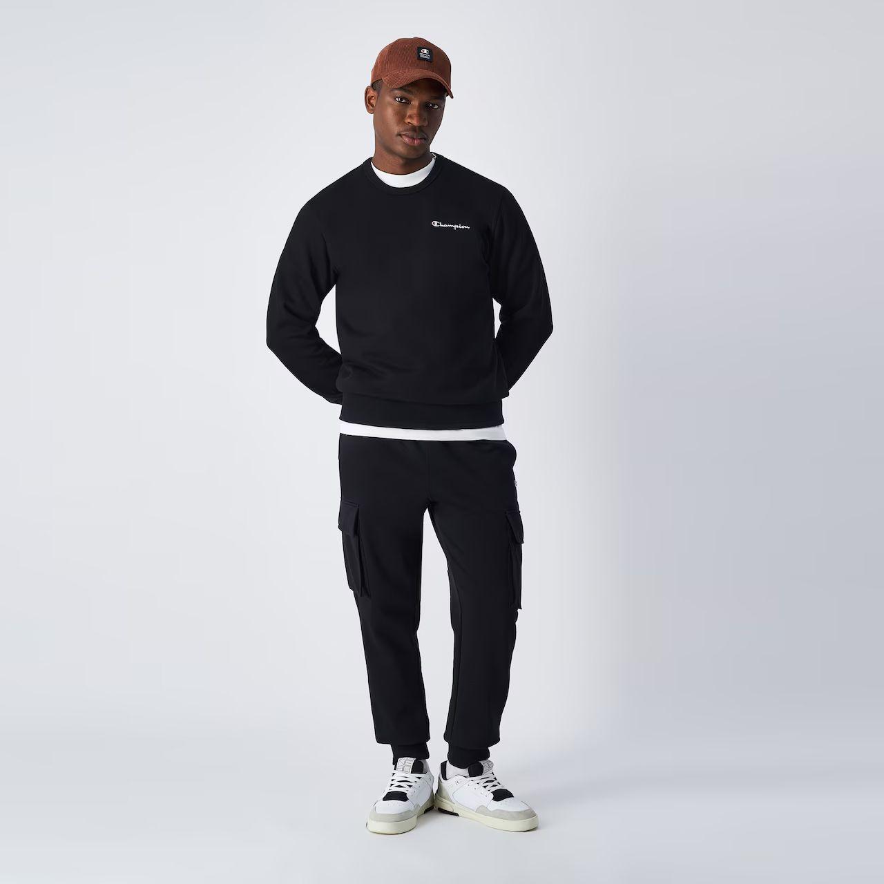 Jogger Hombre Cargo Champion Negro Reverse Weave-2