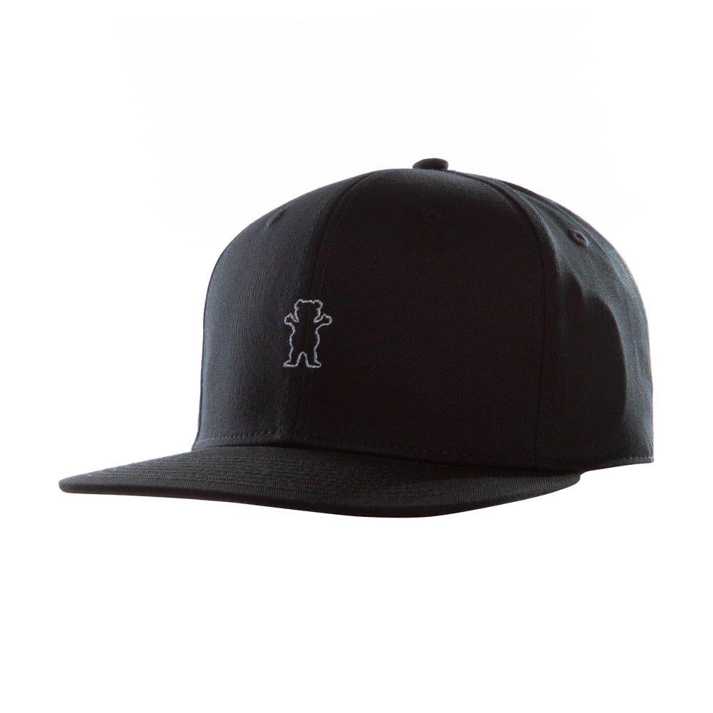 Jockey Negro Grizzly  Og TinyBear Snapback Raised Embroidery-2