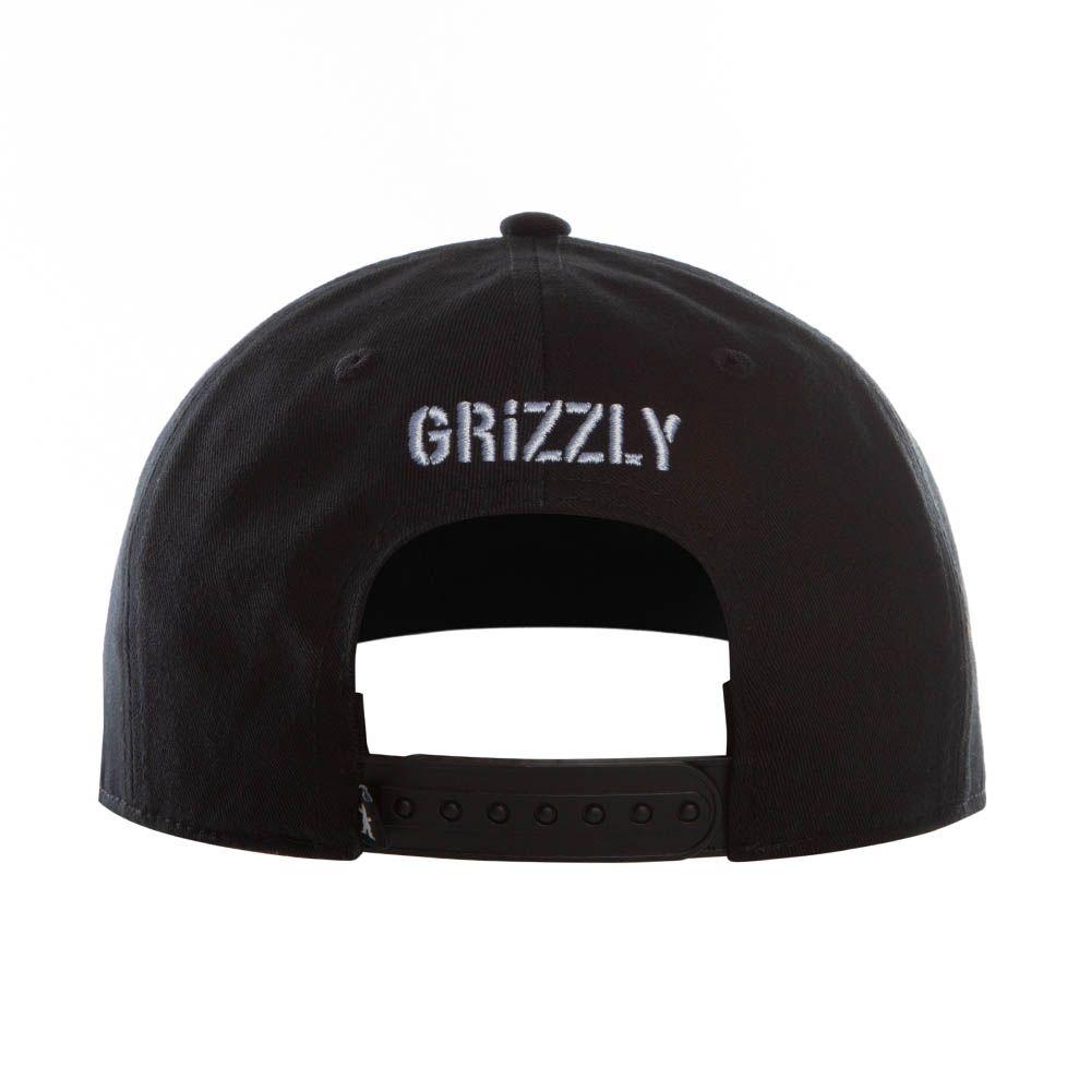 Jockey Negro Grizzly  Og TinyBear Snapback Raised Embroidery-4