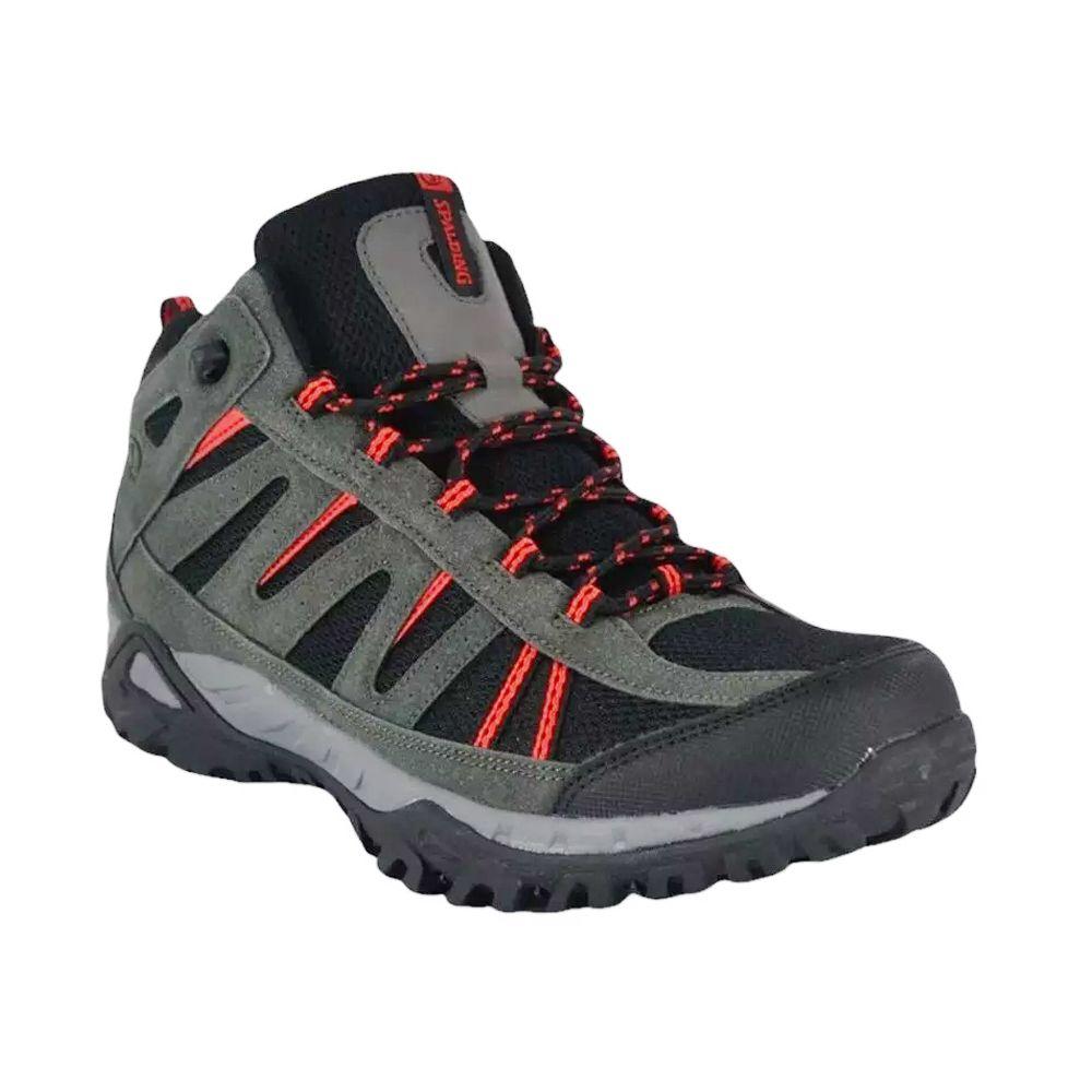 Zapatilla Botín Outdoor Hombre Spalding ZMC3039 Negro Rojo-1