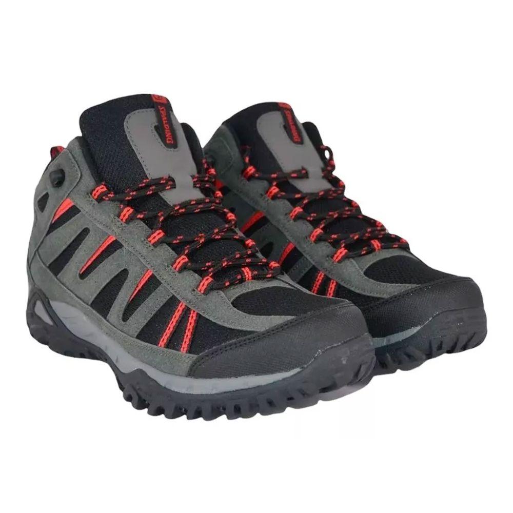 Zapatilla Botín Outdoor Hombre Spalding ZMC3039 Negro Rojo-5