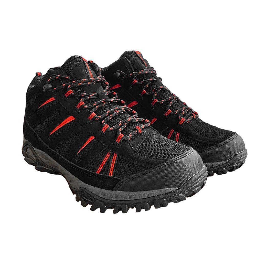 Zapatilla Botín Outdoor Hombre Spalding ZMC3039 Negro Rojo-6