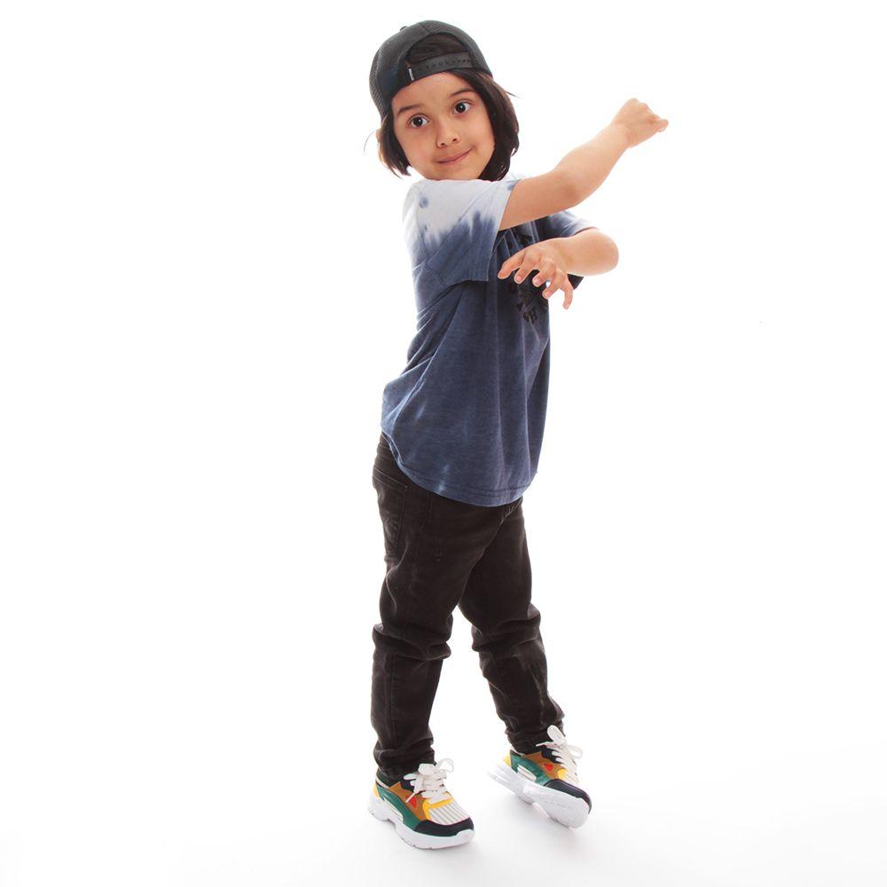 Polera Infantil Street Culture Azul Spitfire-5
