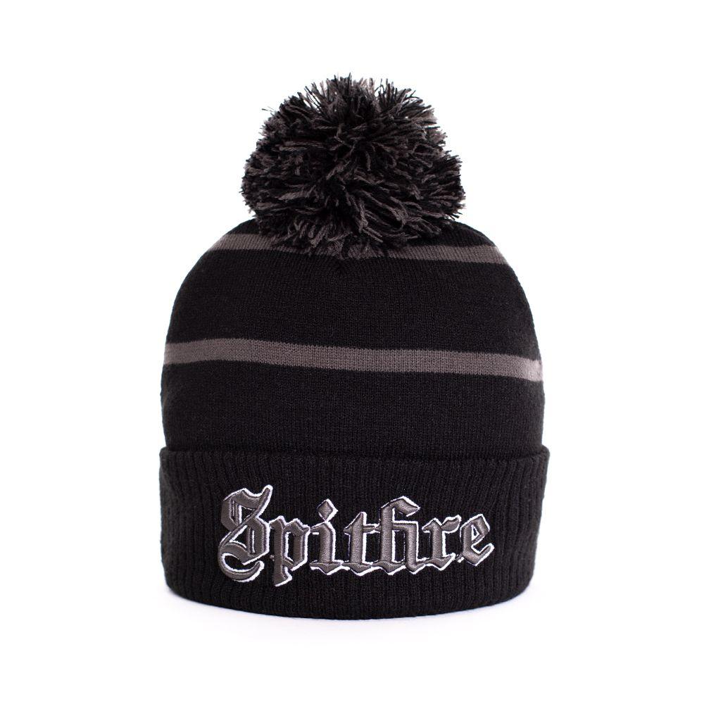 Gorro Beanie Tejido Hombre Urban Gótico Negro Spitfire-0