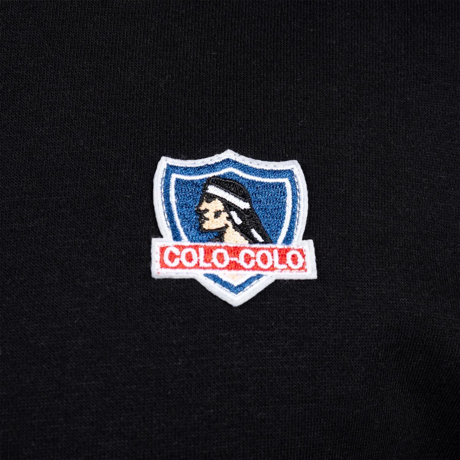 Poleron Hombre Hoodie Colo Colo Urbano Escudo Bordado-2