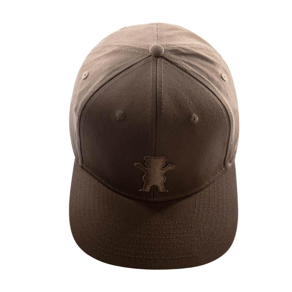 Jockey Café Grizzly Og Bear Snapback Raised Embroidery-3