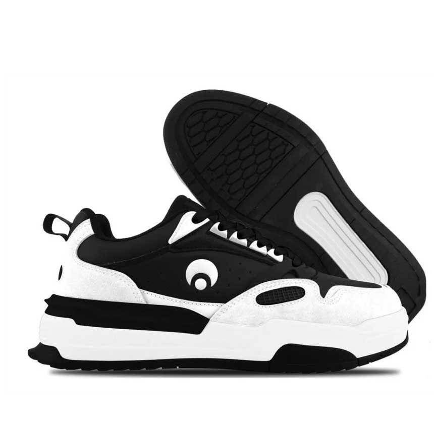 Zapatillas Hombre Osiris Bar Skate Urbano Blanco Negro-1
