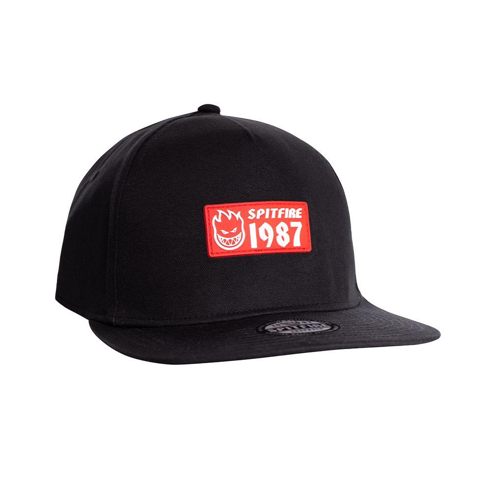 Gorro snapback visera plana modelo 1987 Negro Spitfire-2